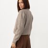 Cashmere Yak Cardigan Women Luxury Button Up Knitwear