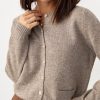 Cashmere Yak Cardigan Women Luxury Button Up Knitwear